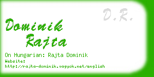 dominik rajta business card